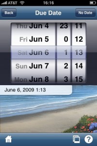 Due Date Picker with New "No Date" Button photo